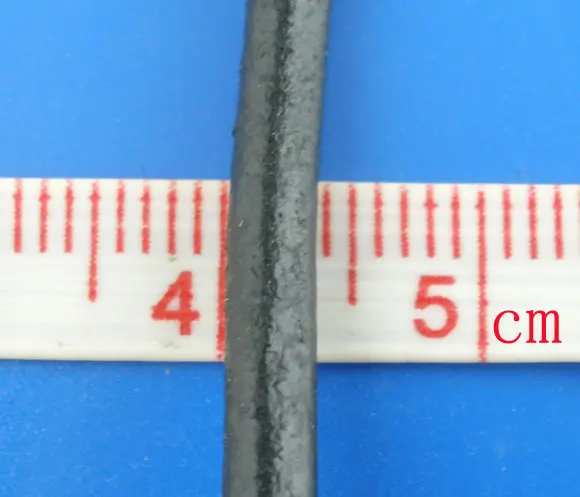 Шнур из натуральной кожи для ювелирных изделий черный 3 мм (1/8 дюйма) 1 м Новинка |