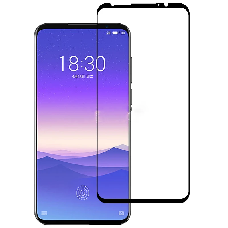 Закаленное стекло с полным покрытием для Meizu 16S 16th 16 Plus Защитная пленка экрана 15 16X