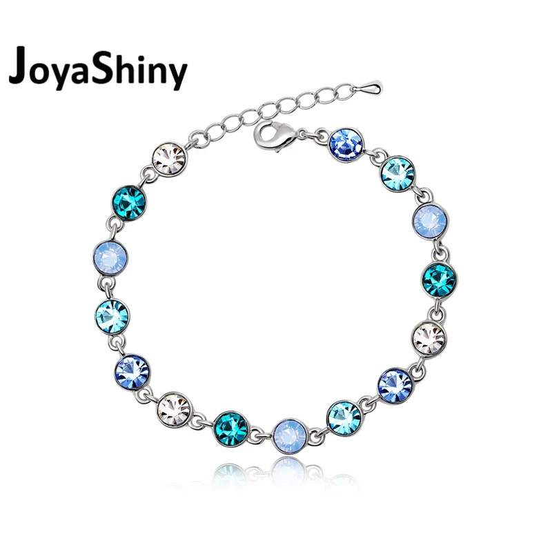Joyashiny модный браслет талисман & с кристаллами Сваровски элементы для женщин