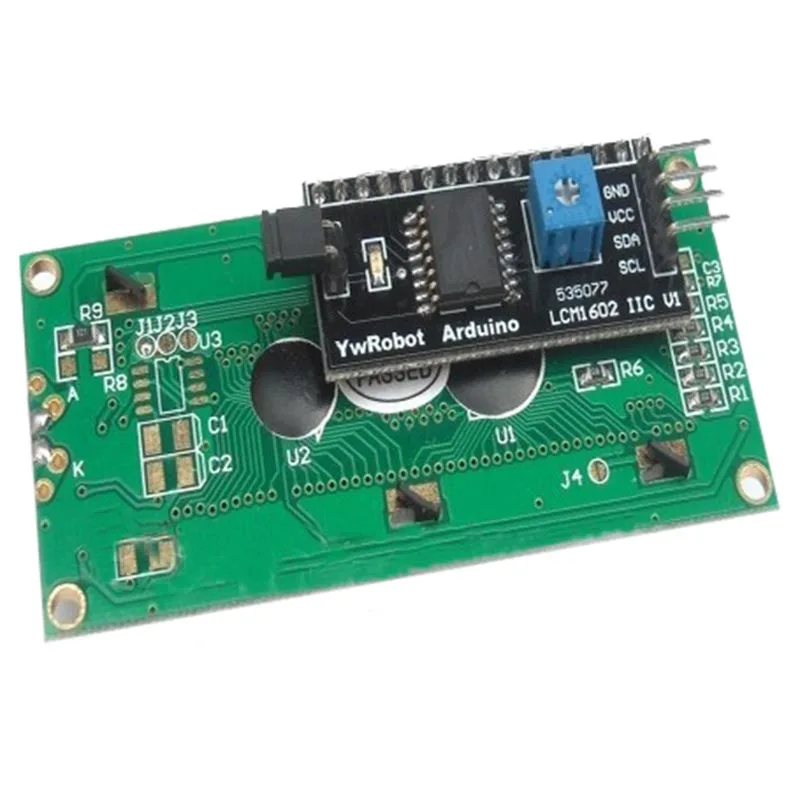 IIC/I2C 1602 ЖК-дисплей Экран модуль оливин желтый и зеленый цвета Blacklight библиотека