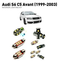 led interior lights for audi s6 c5 avant 1999 2003 19pc led lights for cars lighting kit automotive bulbs canbus