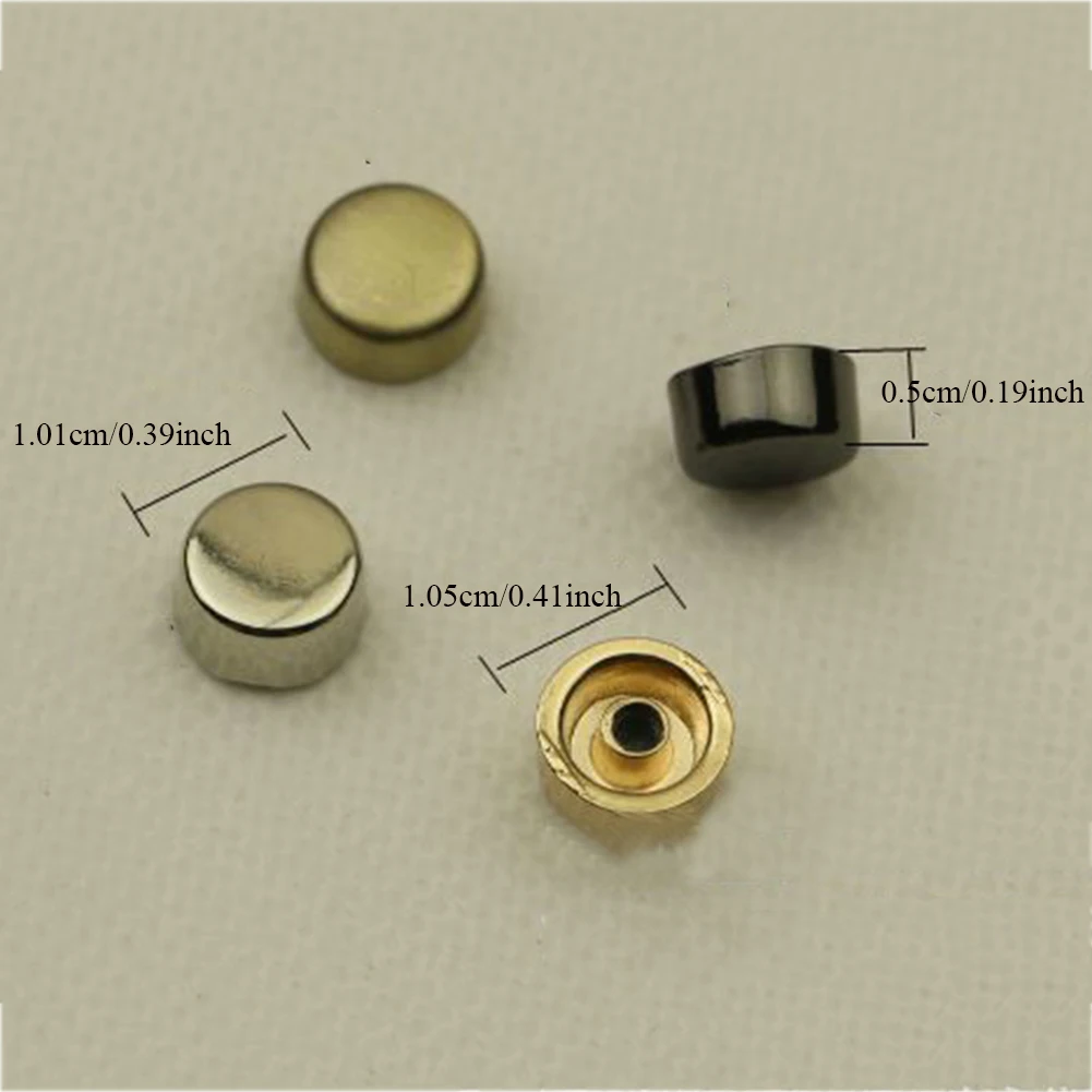 10 шт. сумки в форме ведра для защиты нижней части ногтей плоские Шипы с винтовыми