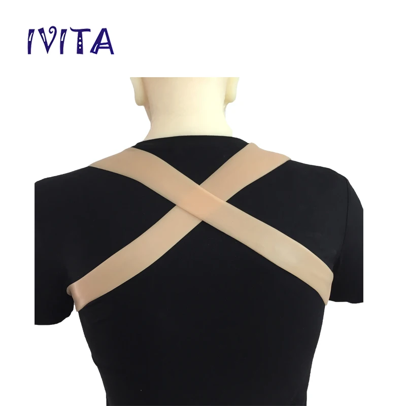 Искусственная силиконовая нагрудная форма IVITA искусственная накладная грудь для