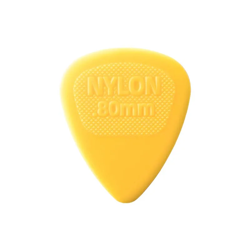 1pc 0.8mm Dunlop красочные медиаторы бас посредника акустической гитары аксессуары классические нейлоновые медиаторы для гитары 0,53/0,67/0,94/1,07/1,14 мм - Цвет: 1pc 0.8mm