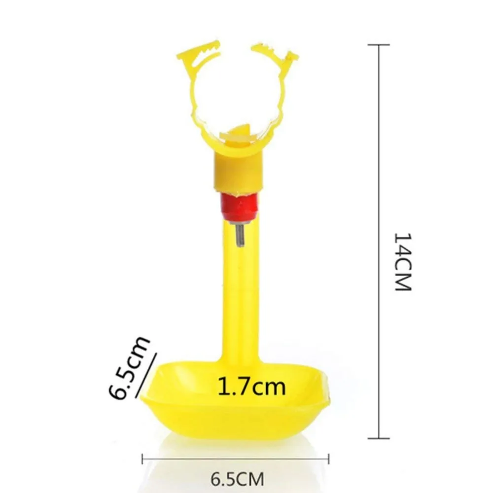

10 pcs chicken hanging Cup Nipple drinkers Chicken waterer Bird Quail Pigeon drinking cup Poultry drinking
