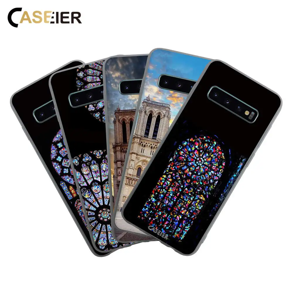 CASEIER чехол для телефона Samsung S8 S9 S10 E Plus Secrets Of Paris матовый Galaxy A7 A8 A9 Note 8 9 J7