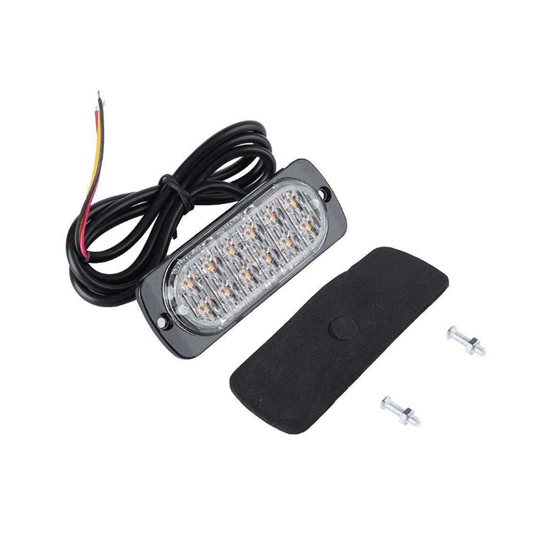 12 LED аварийное предупреждение для автомобиля грузовика светодиодная