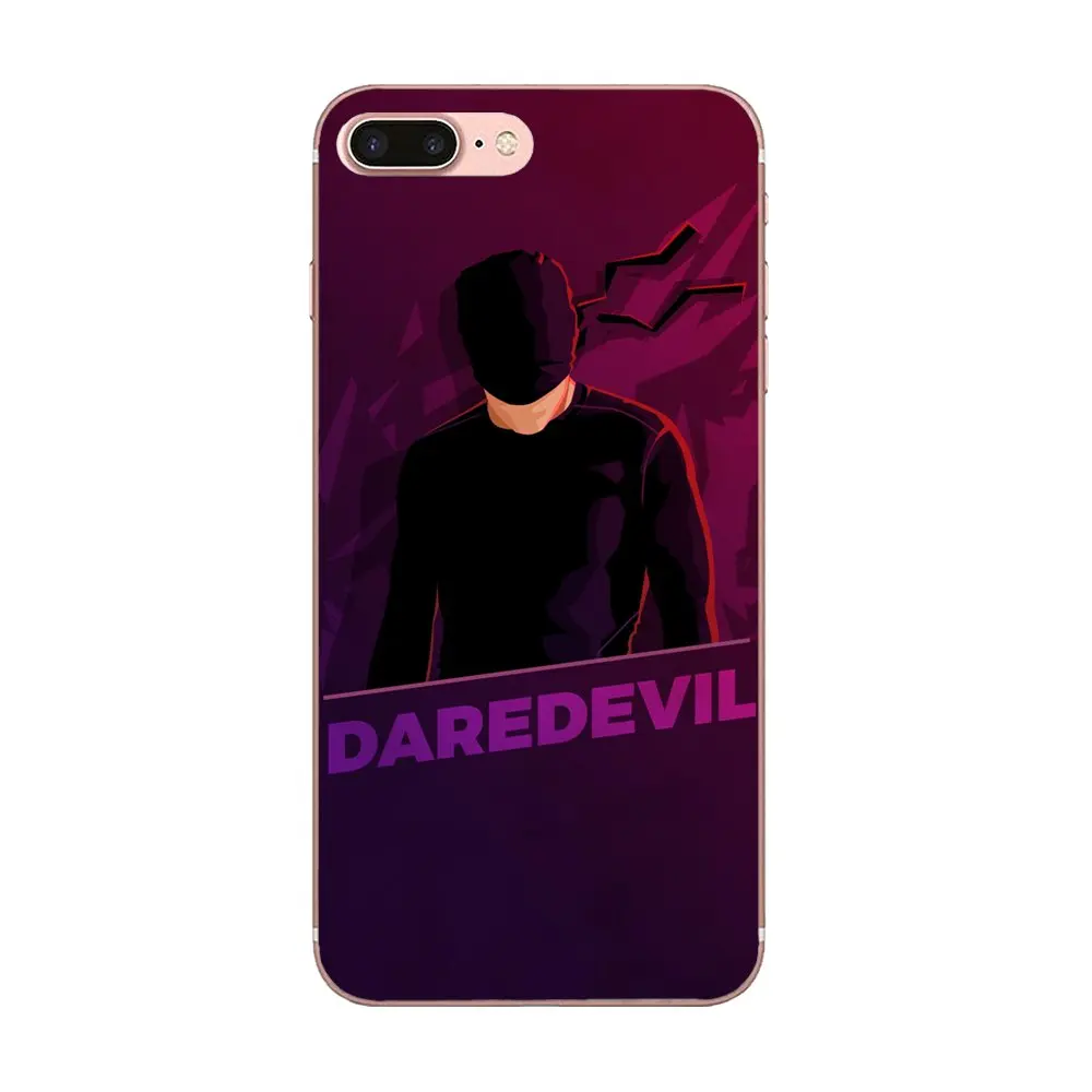Soft Bags Cases Marvel Comics Daredevil Thanos For Galaxy Alpha Core Note 2 3 4 S2 A10 A20 A20E A30 A40 A50 A60 A70 M10 M20 M30 | Мобильные