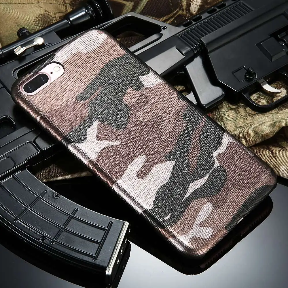 KISSCASE модные камуфляжные чехол для iPhone 5 5S SE 6 S Plus высокое качество 7 8 X супер мягкий