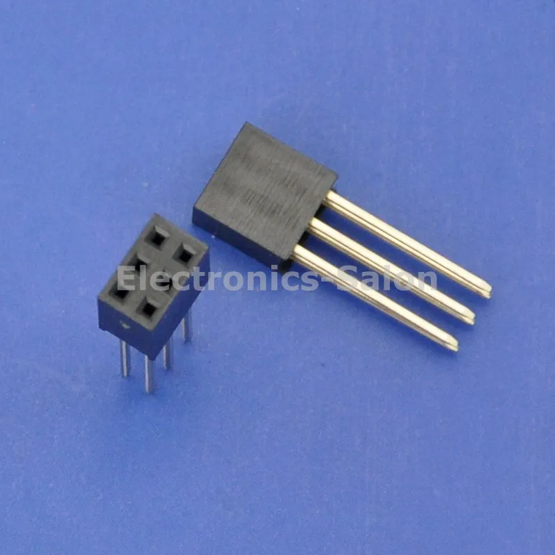 (10 шт./лот) 2x3Pin Dual Row 15 мм высокий Заголовок Разъем для ICSP.|connector 10|connector socketconnector header |