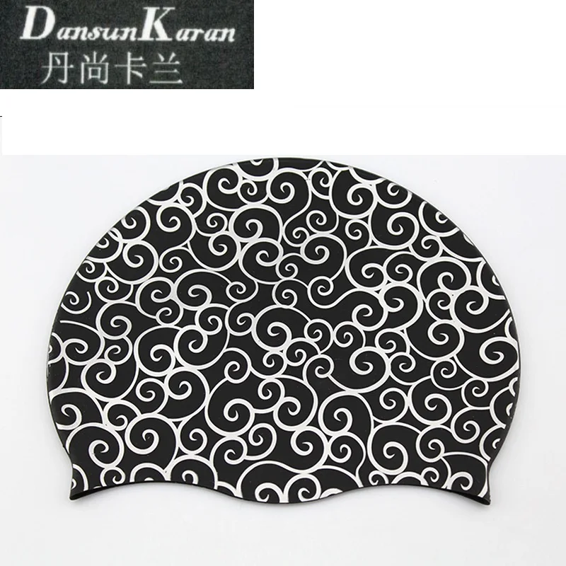 2 шт 2019 взрослая силиконовая шапочка для плавания Мужская и женская Защитная с