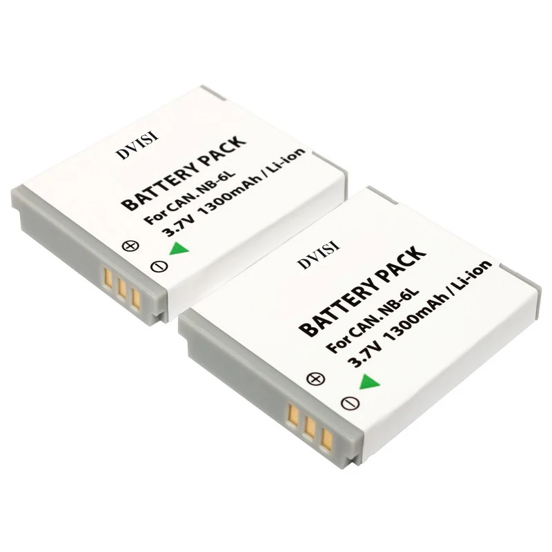 2pcs1.3Ah NB 6L NB6L камера батарея с USB двойное зарядное устройство для CANON PowerShot SX240 SX260 HS