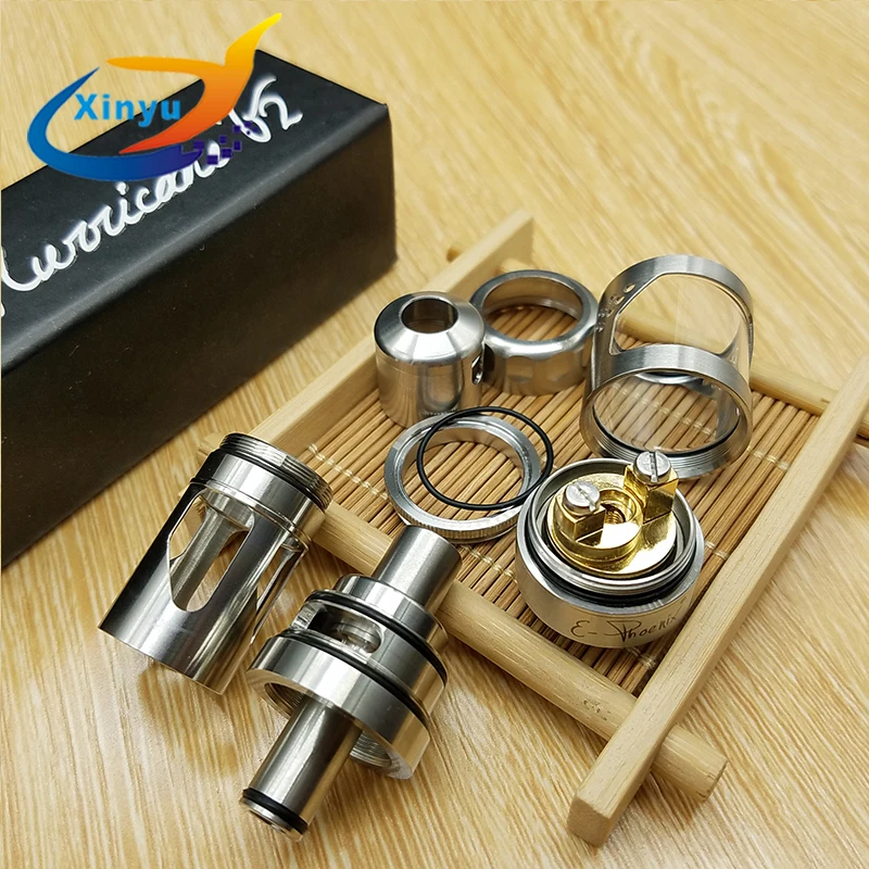 Атомайзер Hurricane V2 RTA 316 из нержавеющей стали 4 мл электронная сигарета