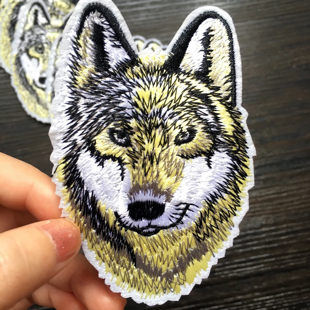 1 шт. с изображением замечательного волка нашивками в виде животных патч утюг на