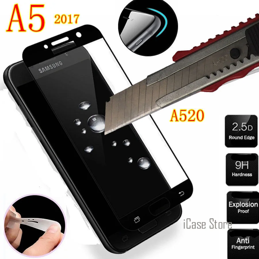 Протектор экрана из закаленного стекла для samsung Galaxy A5 Glas sklo пленка для samsung SM A520F A520S A520D A520M A520Y