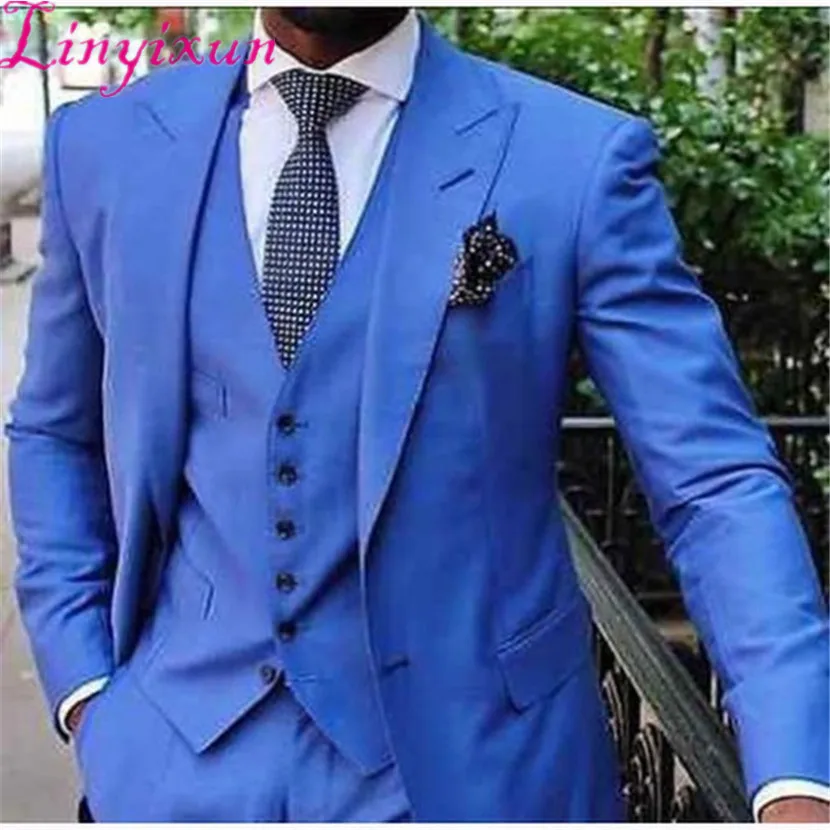 Linyixun Custome Homme для мужчин s костюмы бизнес мужской костюм homme Свадебные Пром