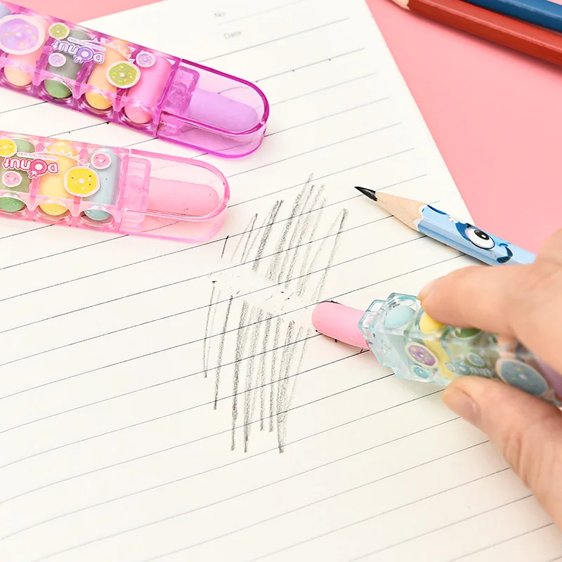 4 шт креативное милое пуля горячие продажи мини Ластик сменный детей искусство