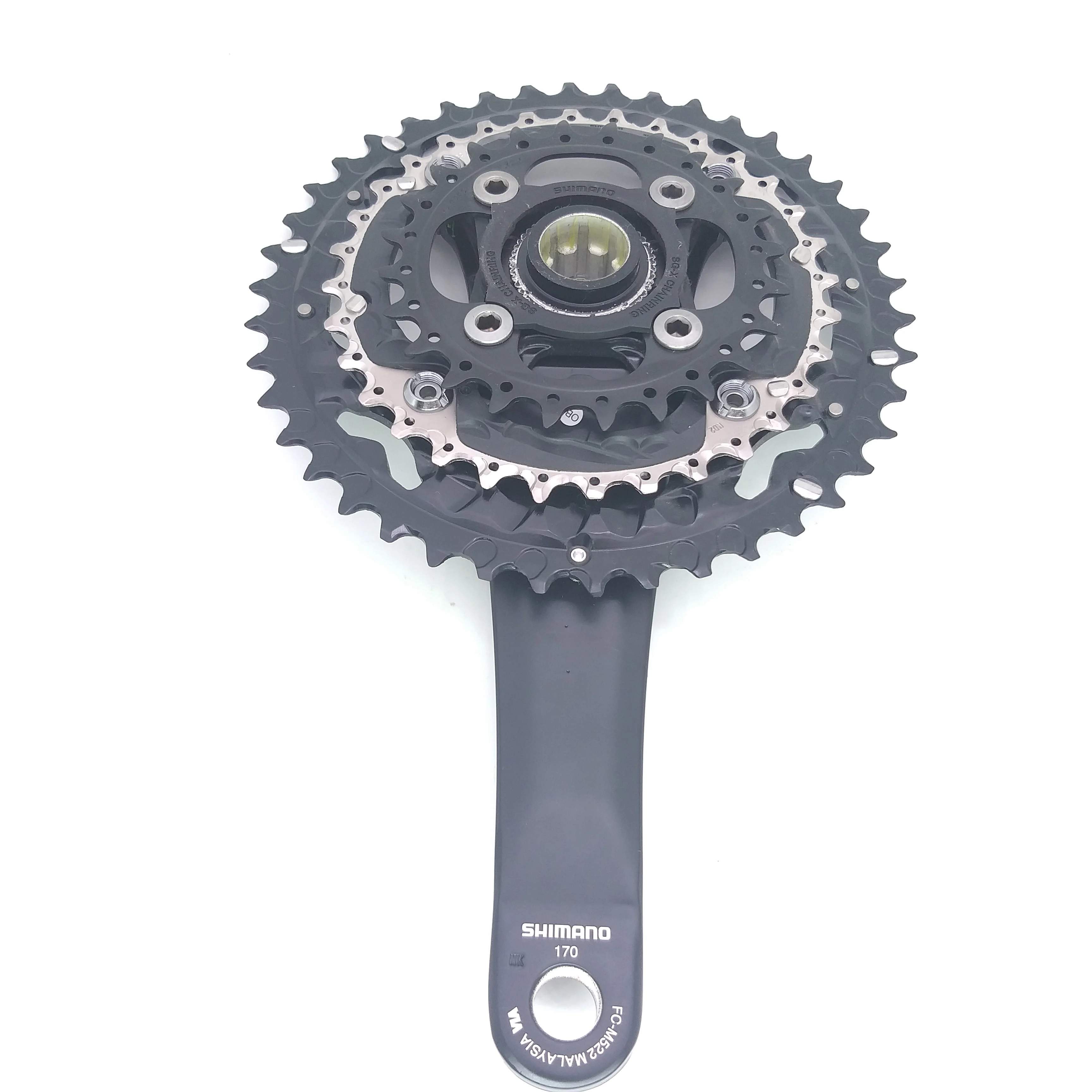 Shimano FC M522 M523 Кривошип горного велосипеда 10S 30 скоростей hollowtech диаметра окружности