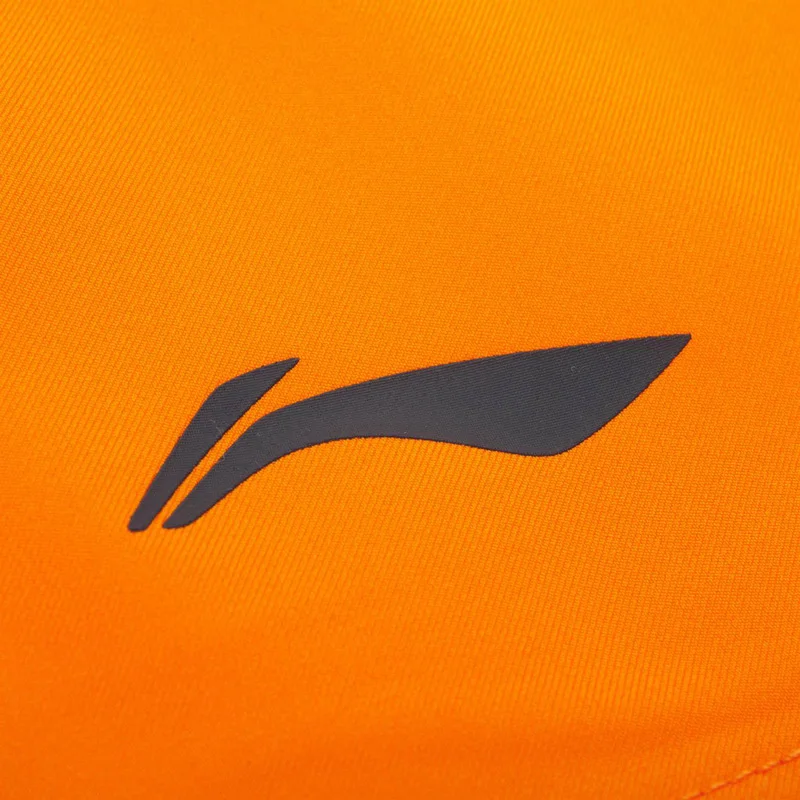 Li-Ning мужские футбольные серии для соревнований, нижняя часть, Стандартная посадка, полиэстер, подкладка, дышащие спортивные шорты AAPK349 0000