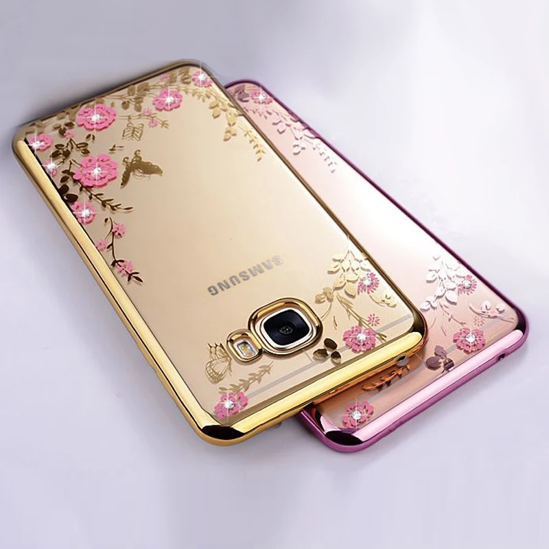 Роскошный Золотой Оригинальный чехол из ТПУ для телефона samsung galaxy j3 j5 j7 j2 prime On5 On7