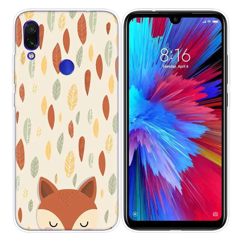 04 Милых животных, лисички, Чай чехол для Xiaomi Redmi Note 7 фотоаппаратов моментальной печати 7 S K20 Y3 GO S2 6 6A 7A 5 Pro mi играть до 9 лет A1 A2 8 Lite Poco F1 мягкие чехлы для телефона - Цвет: 04