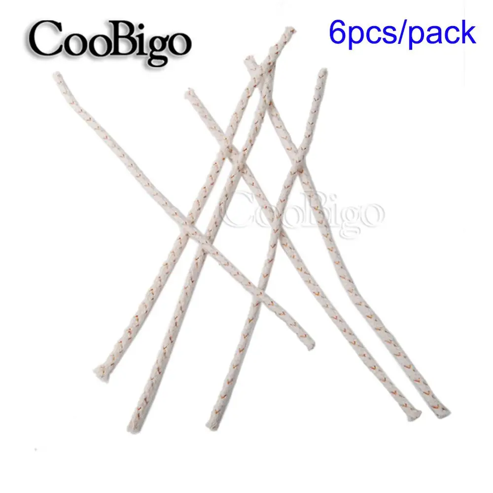 Cotton Wick Core 1 шт. мини Удобная Зажигалка камни в 6 диспенсер заменен для бензина прикуривателя открытый инструмент для кемпинга - Цвет: Cotton Wick Core