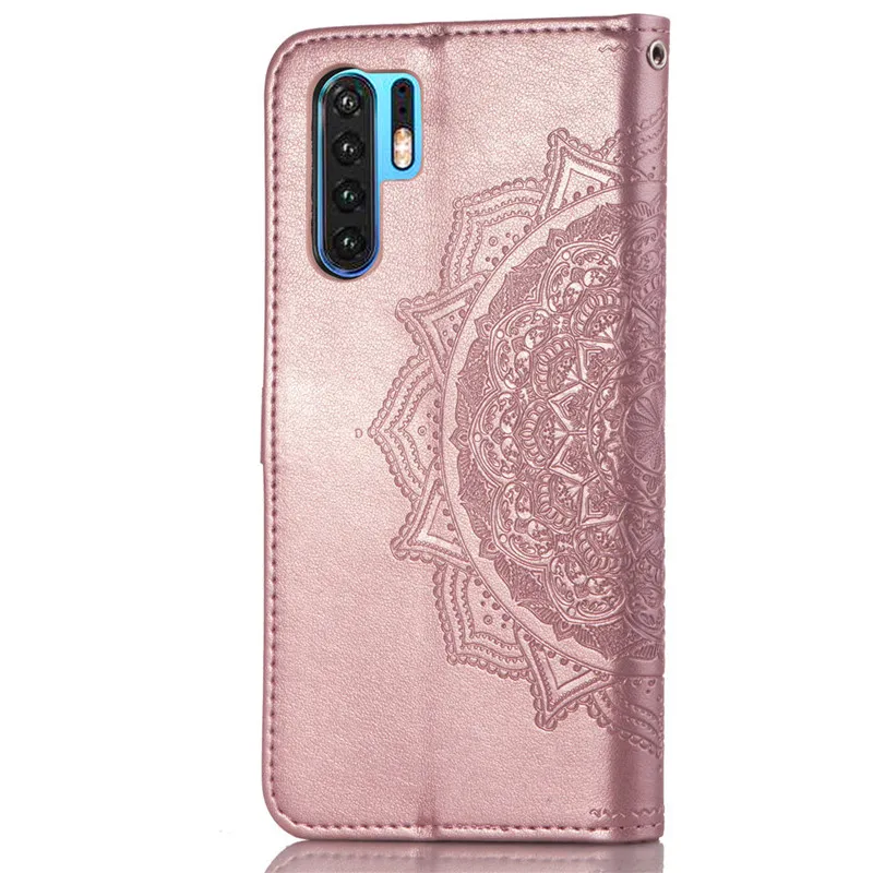 Кожаный чехол-книжка с объемным цветком для huawei P30 Pro, чехол для huawei P30 Lite P 30 P30pro, чехол-кошелек для телефона, мягкая задняя крышка из ТПУ