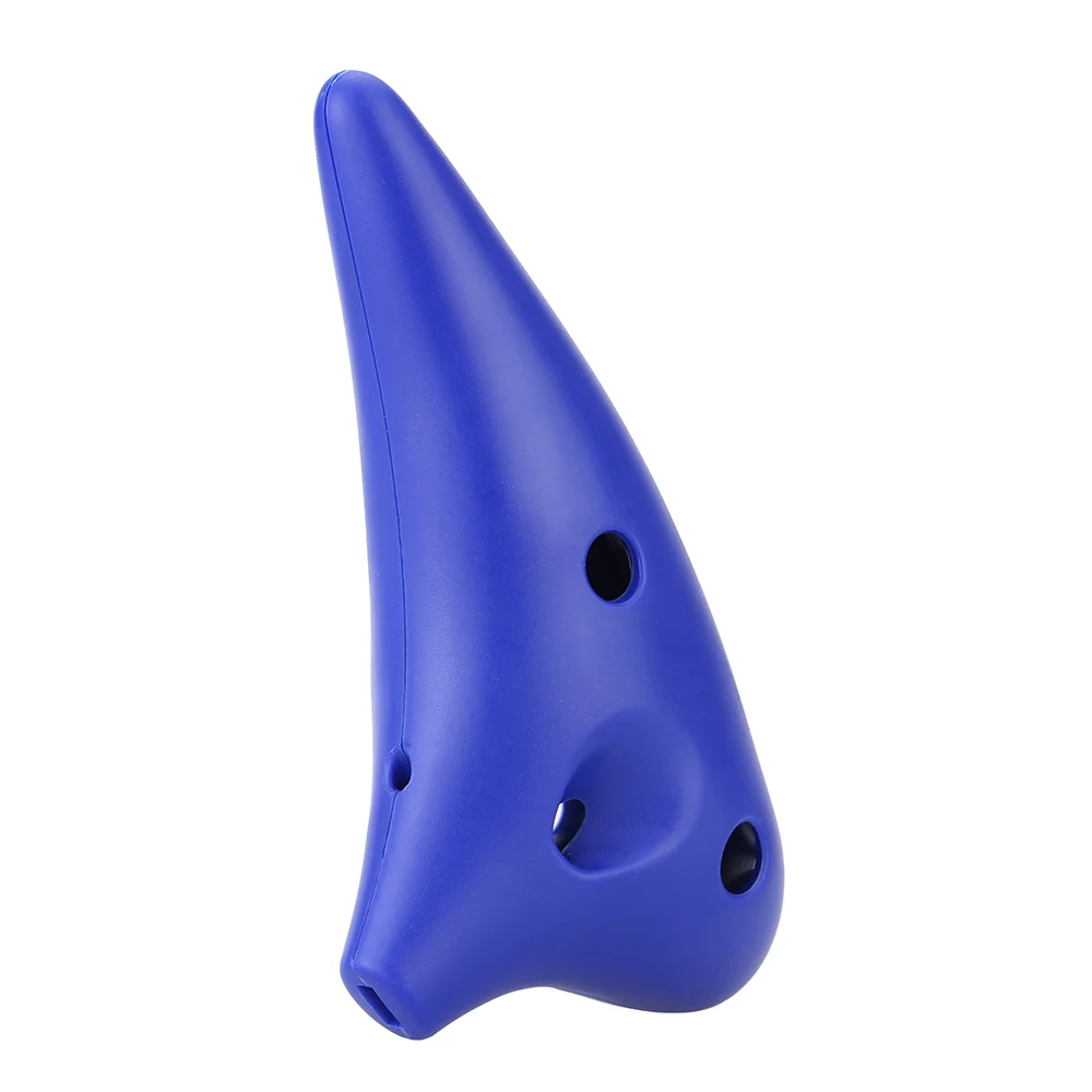 Пластиковый музыкальный инструмент Ocarina Flute Alto C с 12 отверстиями для любителей