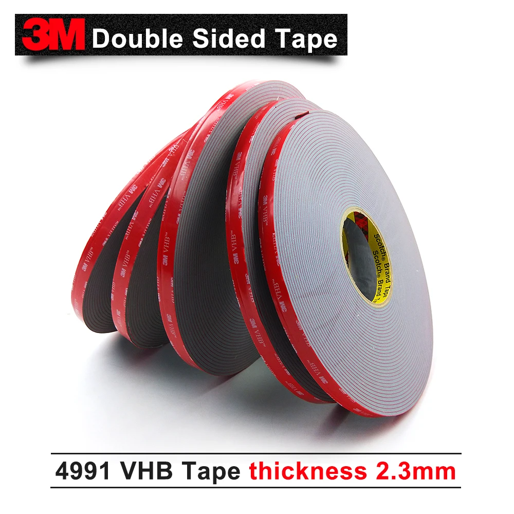 Двухсторонняя лента 3M VHB 4991/акриловый клей/Отличная долговечность/15 мм * 16 5 м