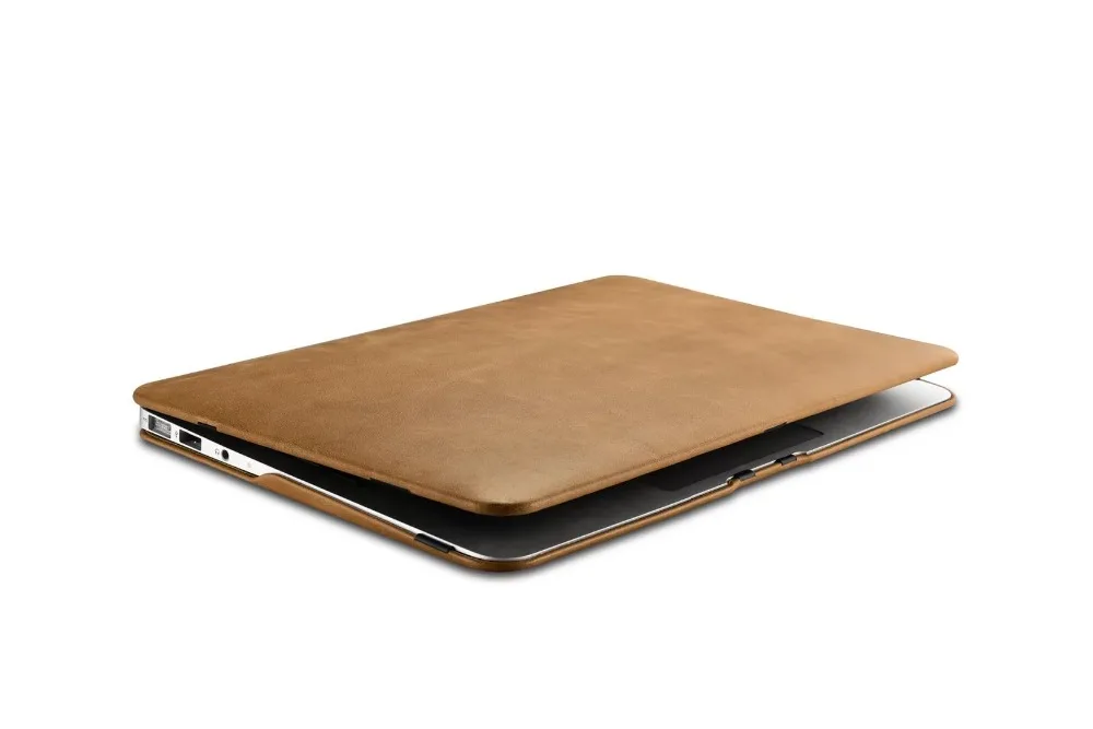 Чехол из натуральной кожи для Macbook Air 1" A1465, чехол-подставка из воловьей кожи для ноутбука Macbook Air 11