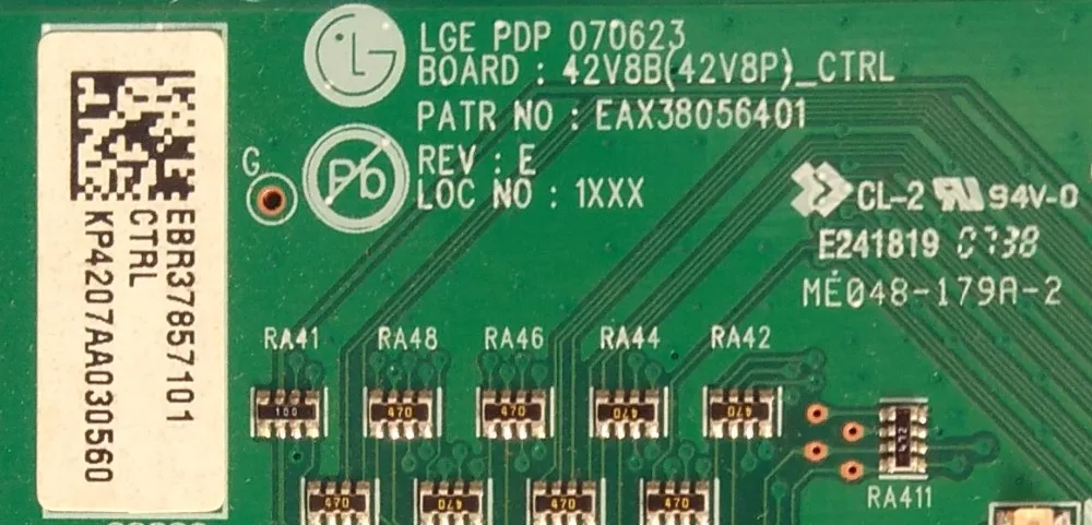 Бесплатная доставка оригинальные детали 42V8B t-con EAX38056401 EBR37857101 | Обустройство дома