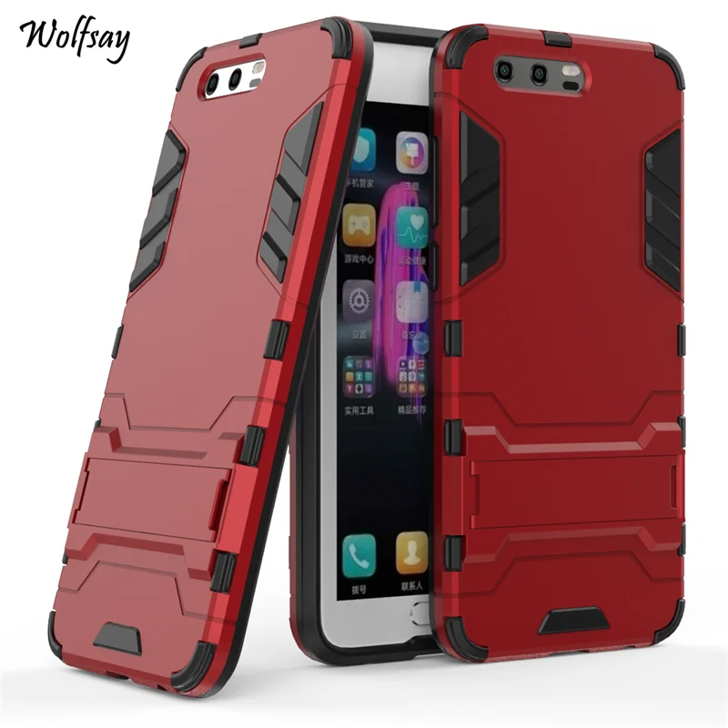 For Huawei Honor 9 Case Shockproof Robot Rubber Hard Back PC Phone Protective Cover |