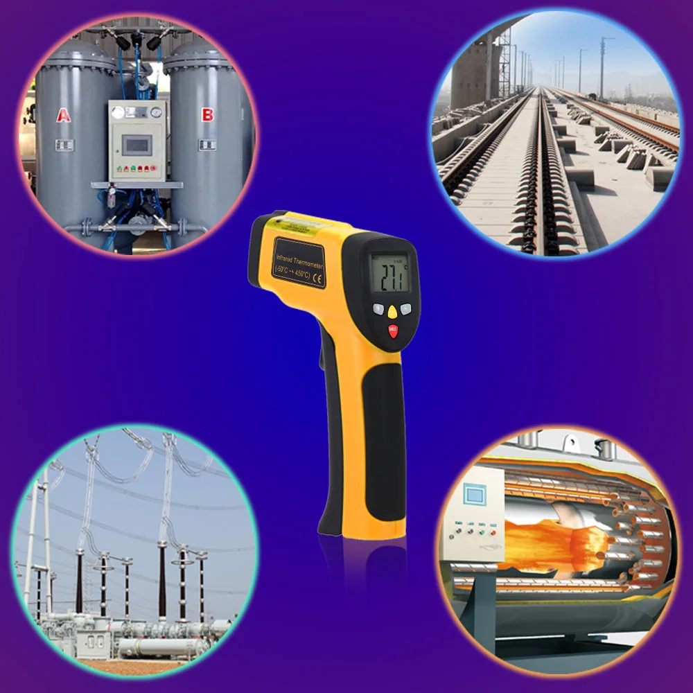 Бесконтактный ИК цифровой инфракрасный термометр датчик температуры пирометр