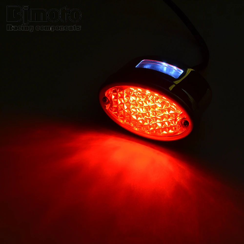 Мотоциклетный светодиодный индикатор Заднего Хода BJMOTO модный сигнал стоп