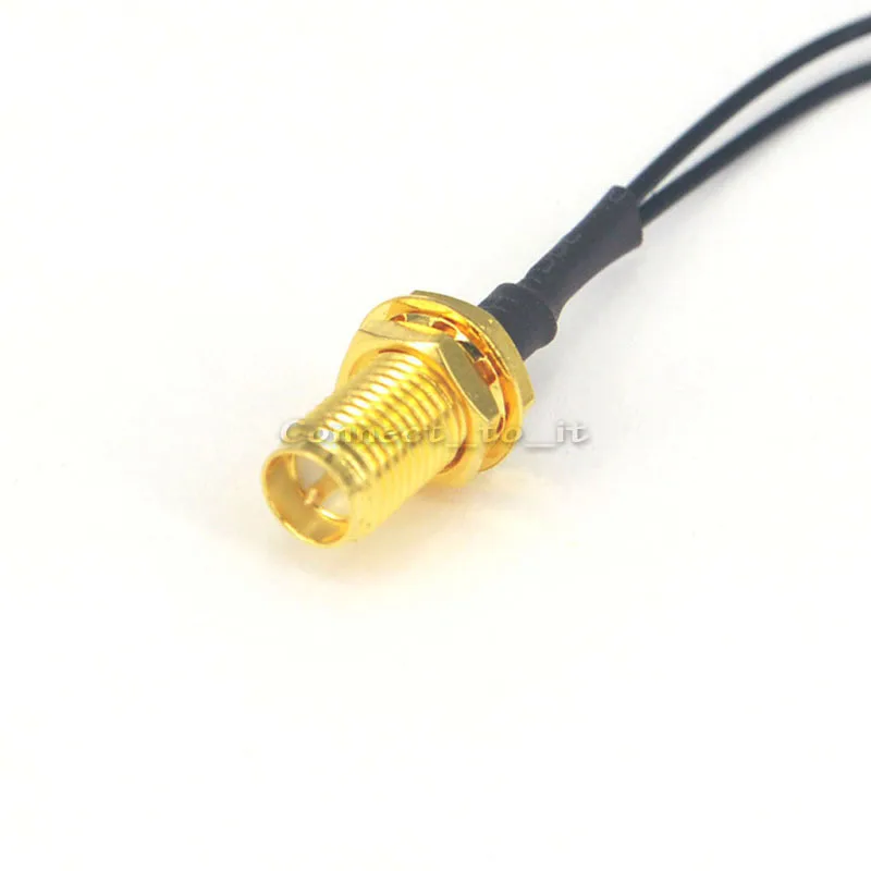 Удлинительный Кабель адаптер SMA Series RP с гнездом на штырь MMCX + фоторазъем RF Coax 19 см 20