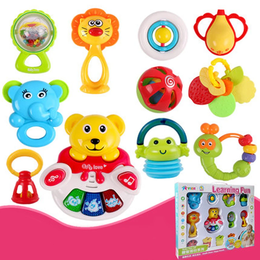 Детские Схватив Погремушки Музыкальные Игрушки Животных Коляска Для Кукол