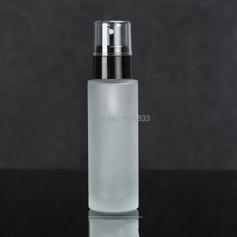 Spray Bottle 20 мл 30 мл 40 мл 50 мл 60 мл 80 мл 100 мл косметический спрей лосьон насос стеклянная эмульсионная бутылка черная пластиковая крышка косметические контейнеры для бутылок - Цвет: Spray Bottle