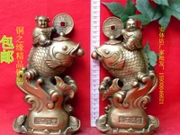 a bronze copper bronze jinyumantang carp may there be surpluses every year rich more feng shui ornaments gifts