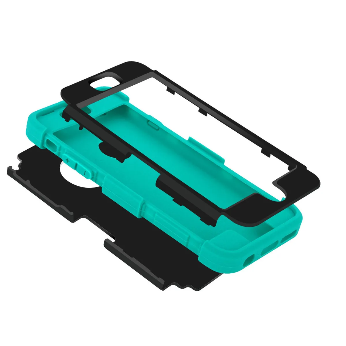 For Apple iPhone 7 Case Shockproof Protect Hybrid Hard Rubber Impact Armor Phone Cases 5//5S/5C/SE/6/6S Plus/7 Cover |