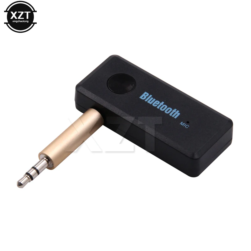 Автомобильный комплект громкой связи 1 шт. 3 5 мм AUX Bluetooth V4.1 музыкальный ресивер