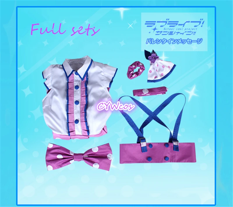 Женское платье для косплея Love Live Sunshine Aqours серия 11th Eleven танцевальные платья
