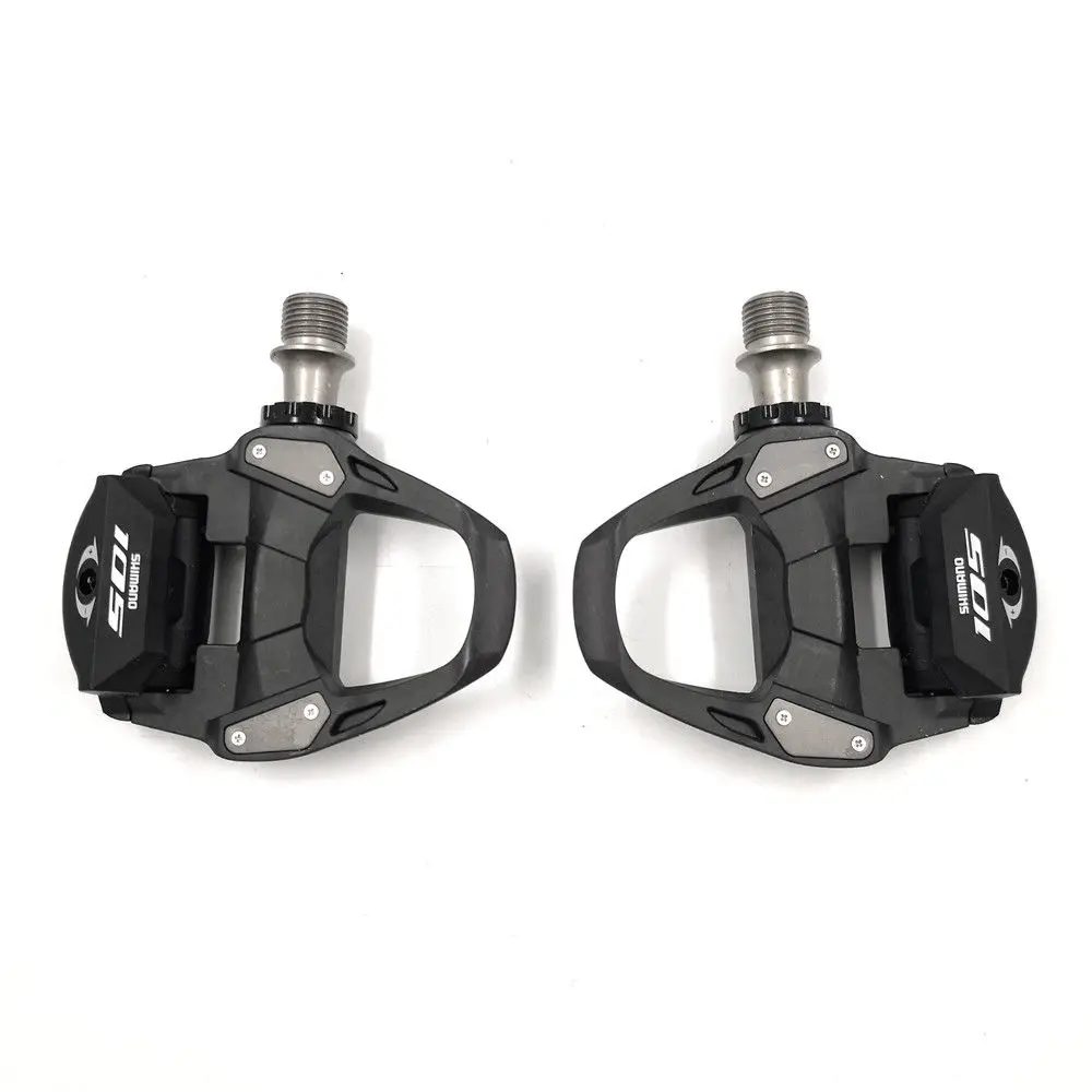 Оригинальный Shimano 105 PD R7000 для велосипеда углеродный SPD SL набор педалей шоссейного
