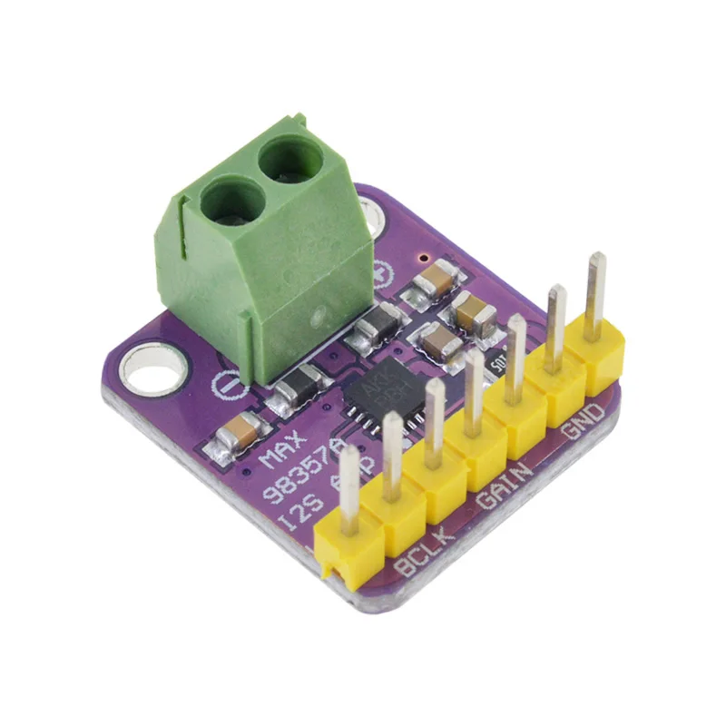 Плата усилителя звука MAX98357 I2S Amp модуль класса D для Raspberry Pi ESP32 | Электроника