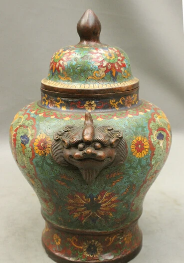 Оптовая продажа фабрики 12 Старый Китайский Перегородчатой Фиолетовый Бронза