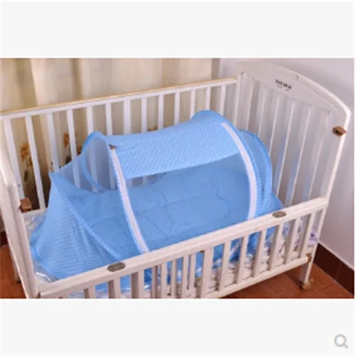 

Portable baby bed 2015 0-3 Years Portable Foldable Baby Crib With Netting Newborn Sleep Bed Travel Colour:Bule and pink