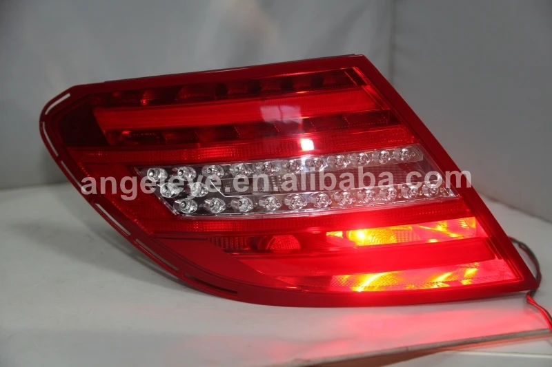 Светодиодный задний фонарь для Mercedes Benz C Class W204 C180 C200 c260 C300 C63 2012 2013 год красный