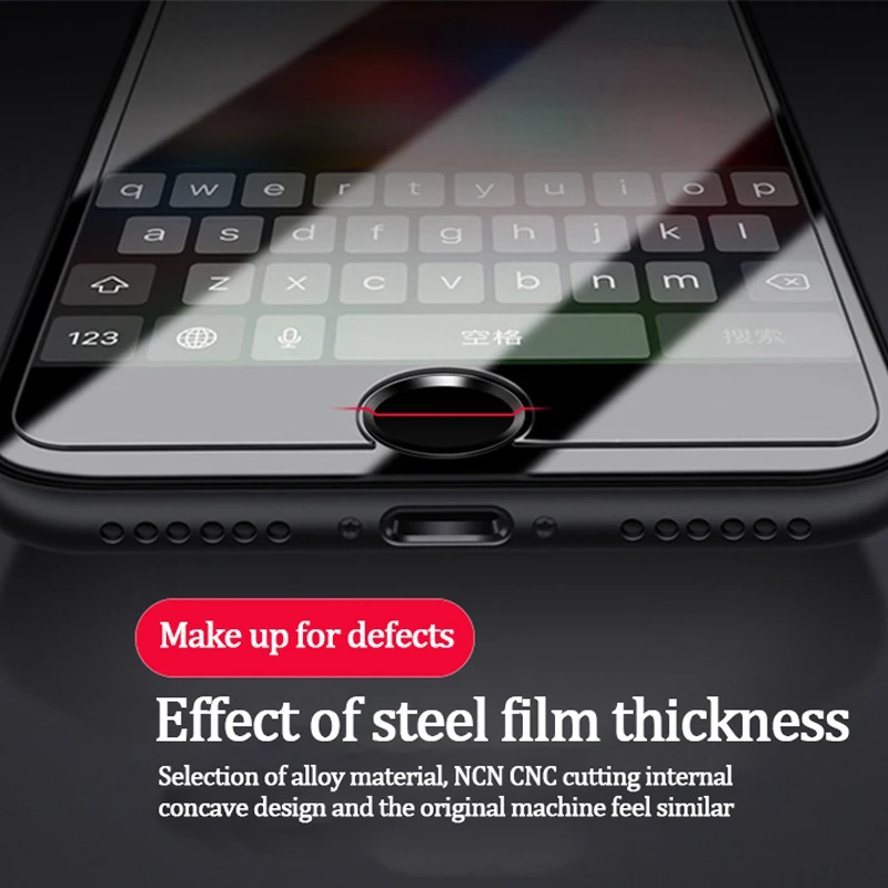 Роскошная домашняя кнопка Keycap наклейка для iPhone X 8 6S 7 Plus XS Max XR iPad Поддержка