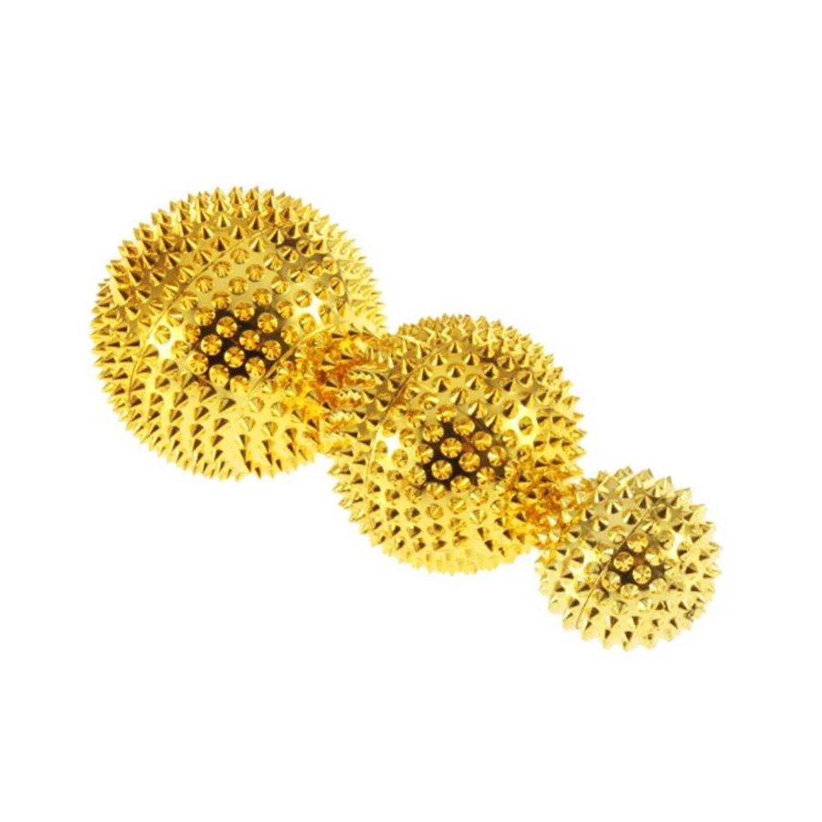 1 пара магнитных массажных шариков роликов для фитнеса кроссфита шипованных