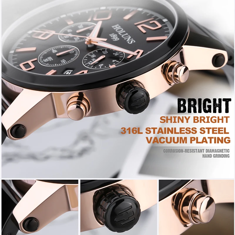 Часы мужские из розового золота 2019 пробы креативные|watch brand|watch forwatches for men |