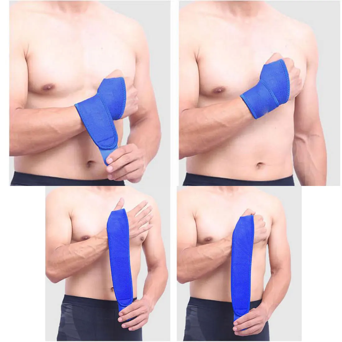 1 Pc Sport Training Hand Bands Weightlifting Wristband Wrist Support Strap Wraps Bandages Bracer For Workout Gym Fitness